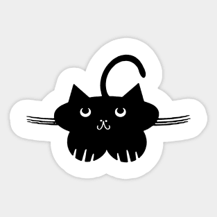 cat funny design Sticker